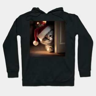 Who wouldn't want this kitten as a Christmas present? Hoodie